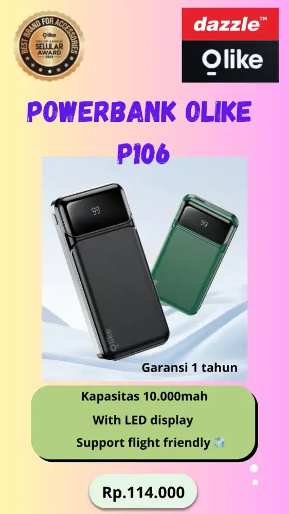 Powerbank Olike P106 10rbmah