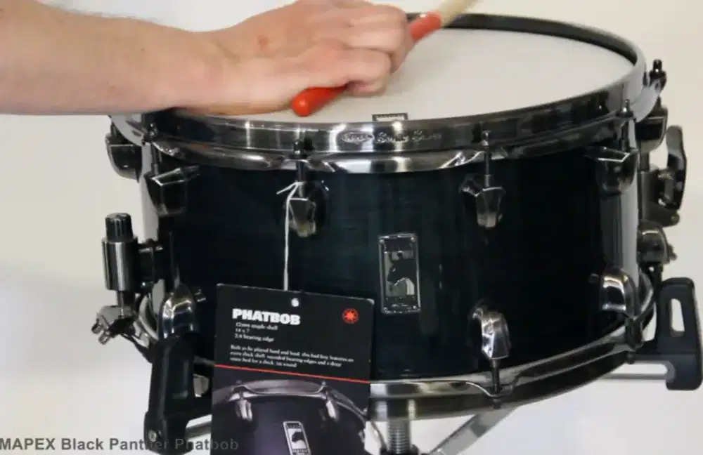 Snare drum mapex black panther phat bob 14 x 7 sound gurih