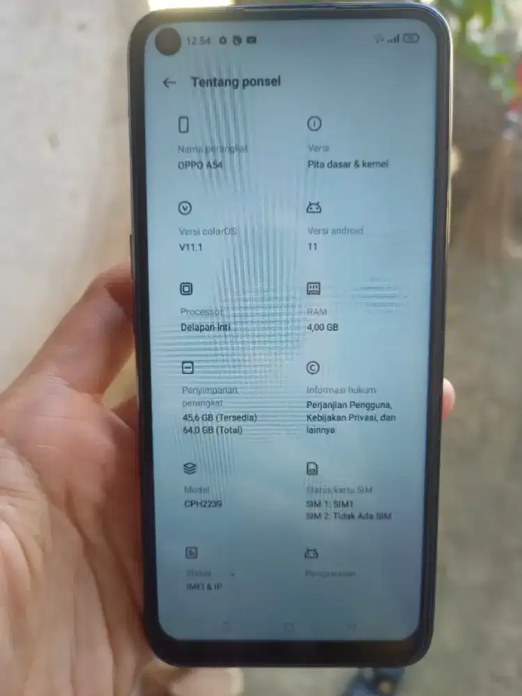 Oppo A54 Ram 4/64