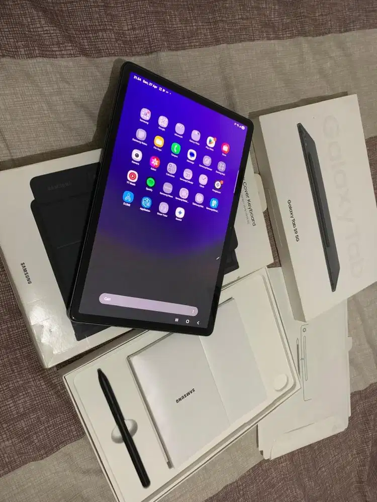 samsung galaxy TAB S9 5G 8/128 celuler  full set sein