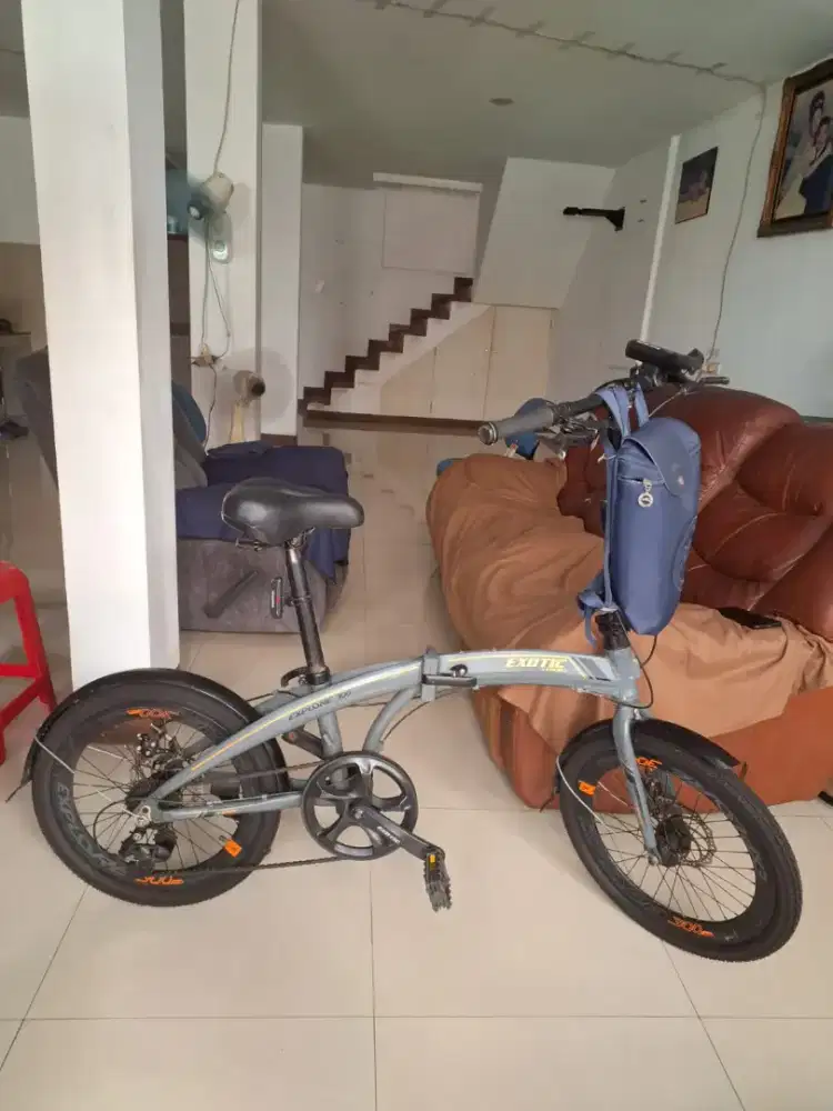Sepeda lipat super murah Exotic dan Exotic Explore 300 full assesoris