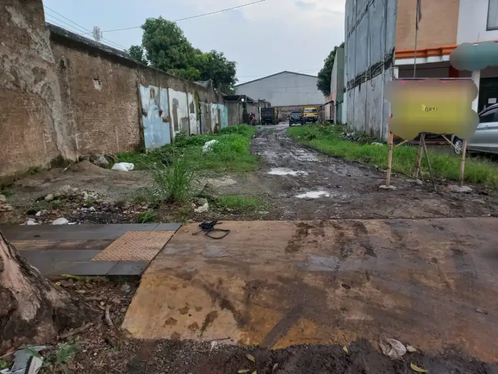 Dijual Tanah Area Industri Pinggir Jalan Raya Narogong Bekasi