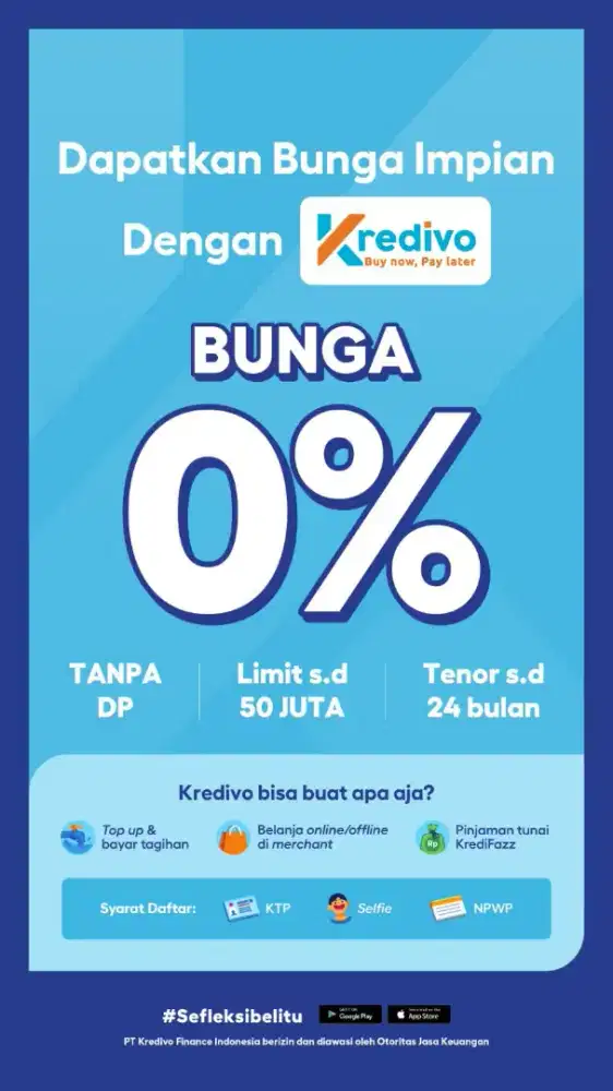 IPHONE CASH DAN KREDIT KREDIVO