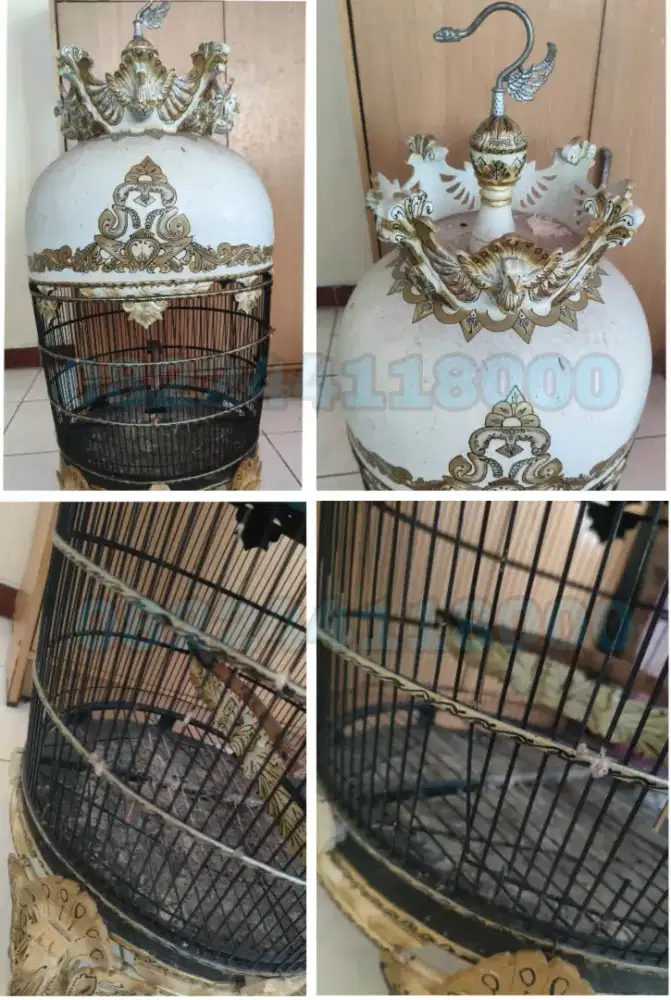 Kandang / Kurungan Burung Ukiran Jati