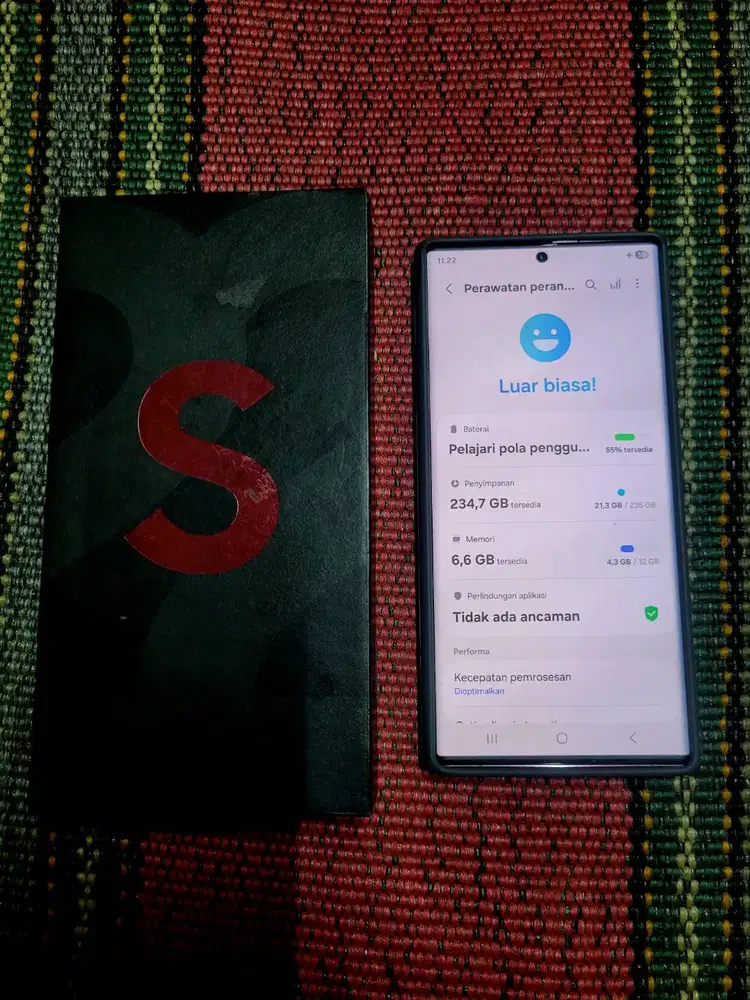 Samsung S22 Ultra 12/256 Fullset No Minus