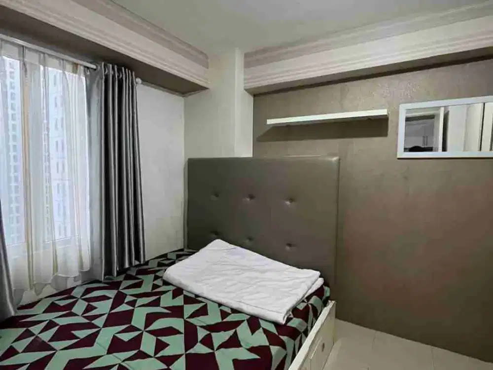 SEWA MURAH TAHUNAN 2 BR FURNISH APARTEMEN BASSURA CITY RP.36JT/THN FREE IPL JAKARTA TIMUR