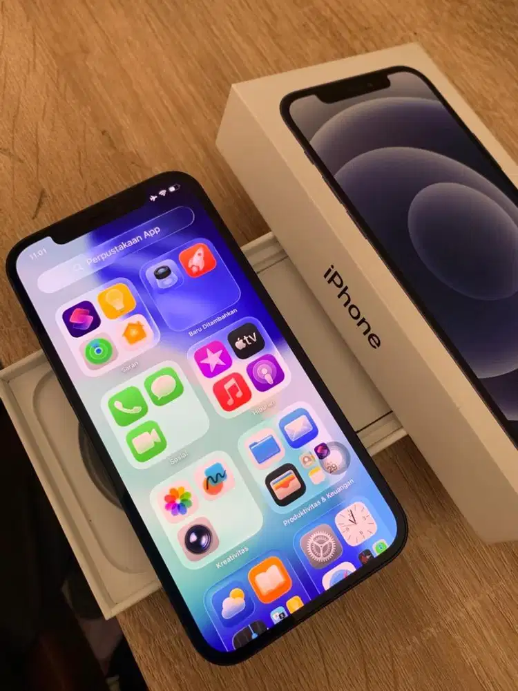 IPHONE 12 128GB IBOX NOKEN FULL ORIGINAL