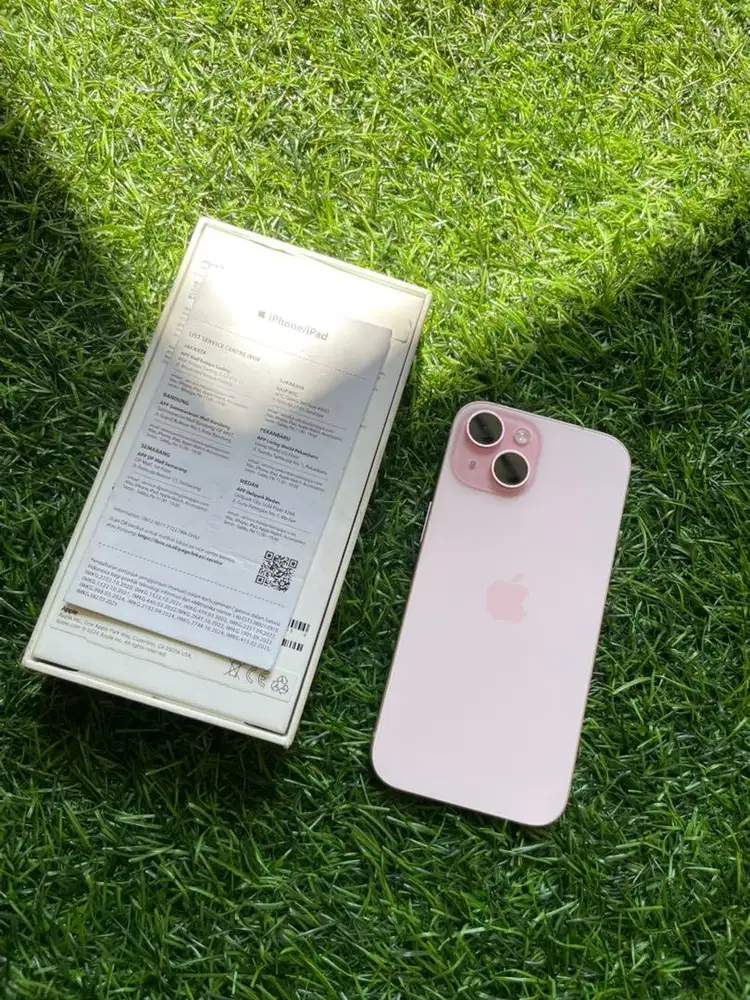 Iphone 15 256gb ibox fullset ori  Pink