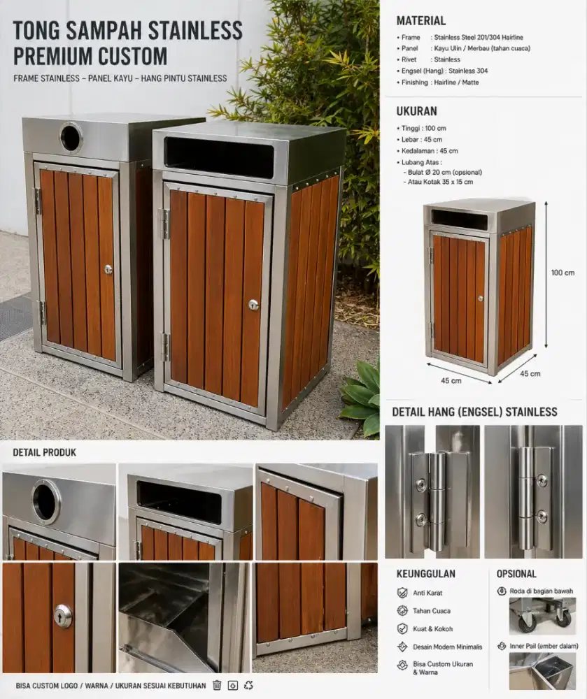 Tempat sampah tong sampah