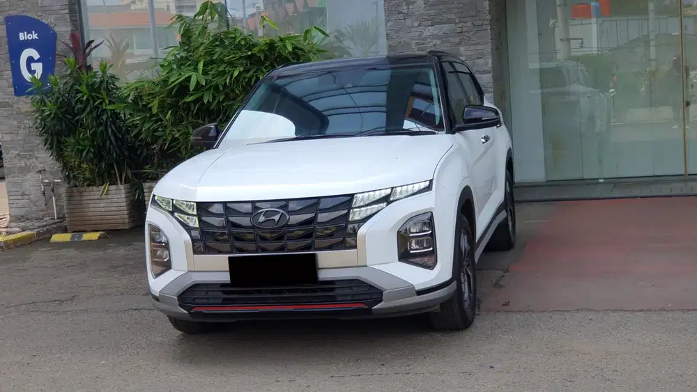 Km51rb hyundai creta prime two tone 2022 putih sunroof