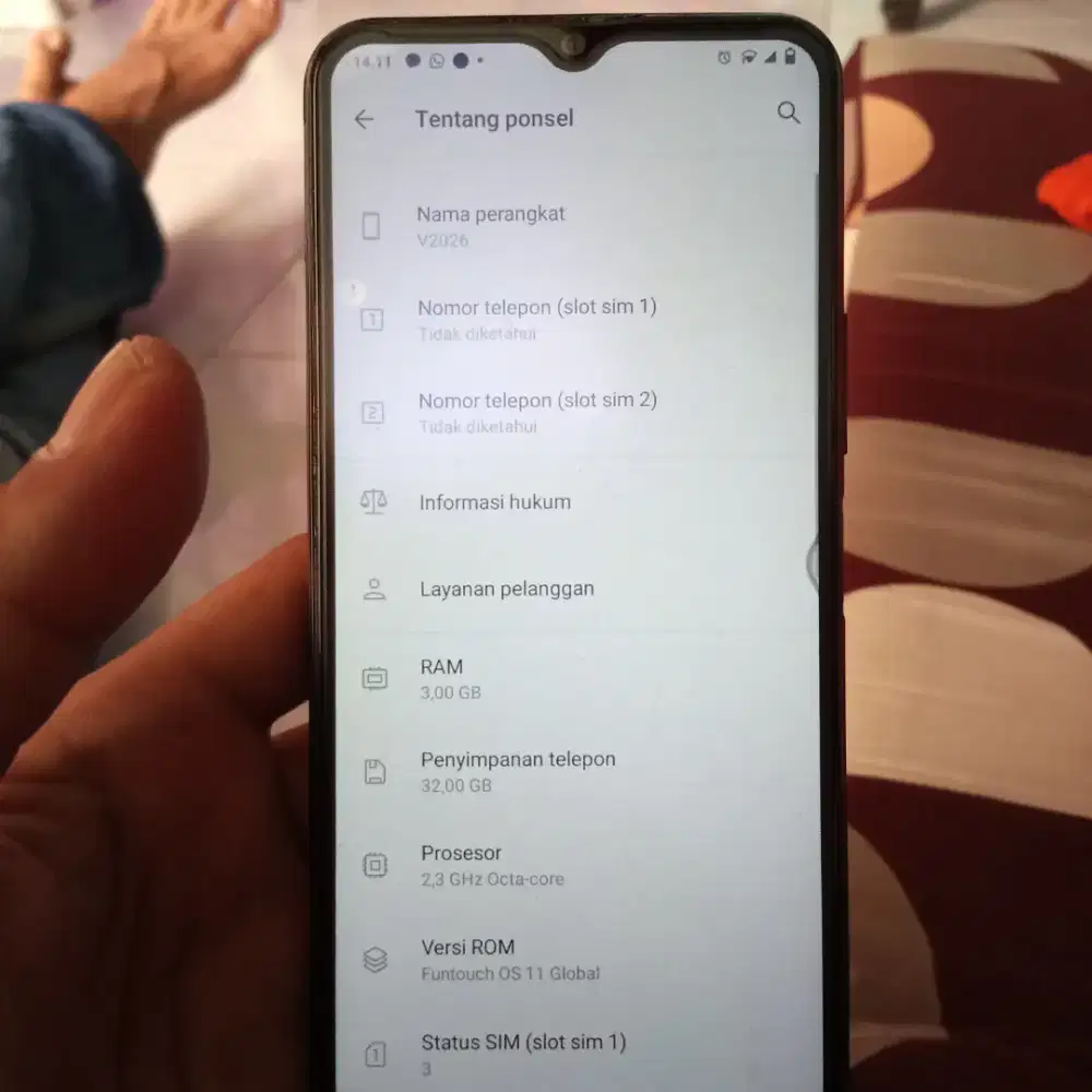 Vivo y20  second