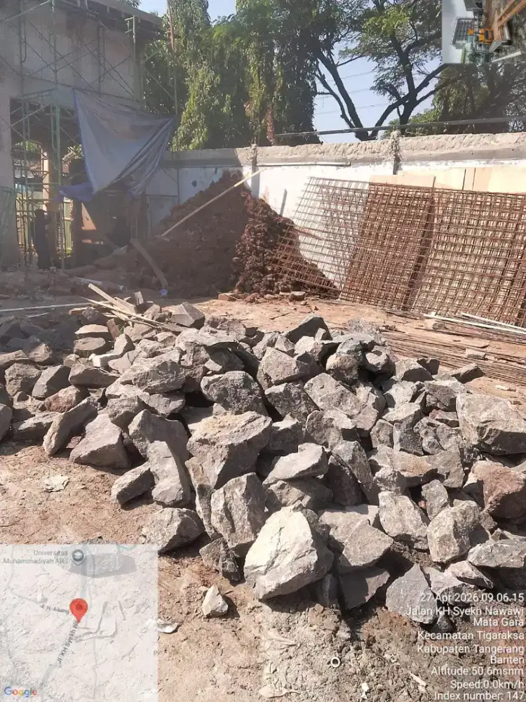 Pasir pasang Abu batu limestone batu belah kali pasir cor