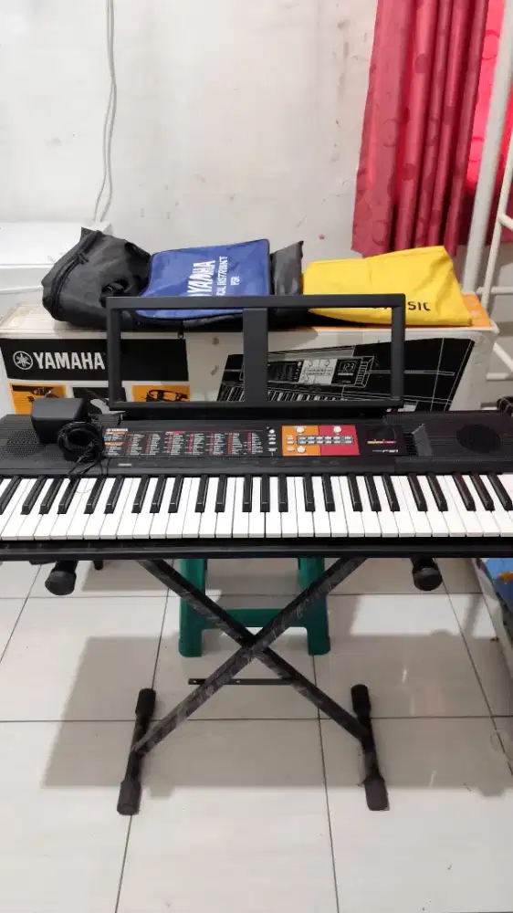 Yamaha Keyboard PSR F51 Lengkap Tas dan Kardus