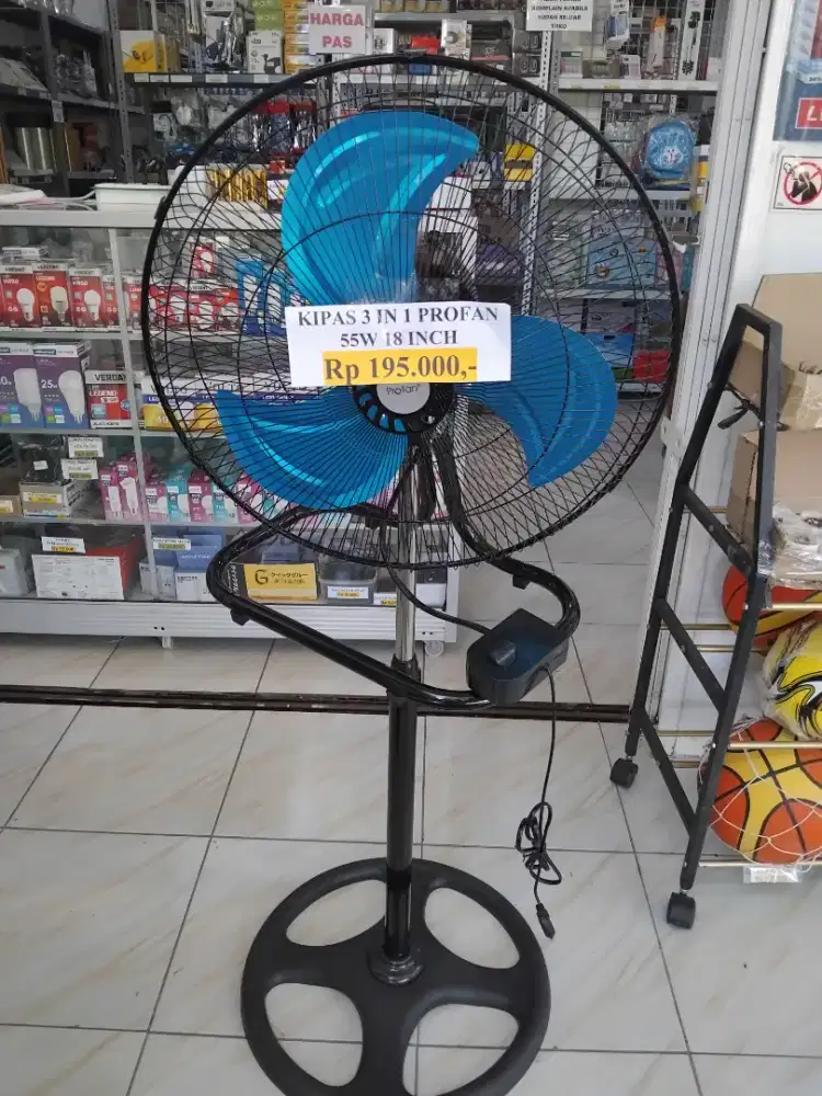 Kipas Angin Besi 3 in 1 Profan 18inch