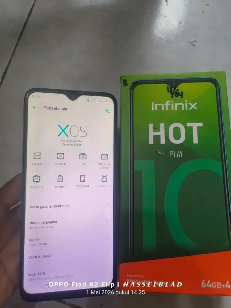 Infinix hot 10 play 4/64