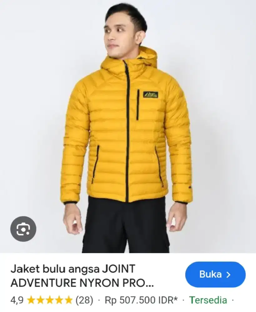 Jacket bulang joint adventure warna ijo