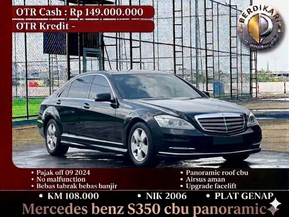 Mercedes Benz s350 cbu panoramic roof 2006 w221