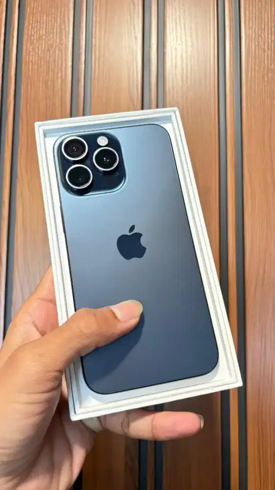 iPhone 15 promax blue titanium 512gb iBox