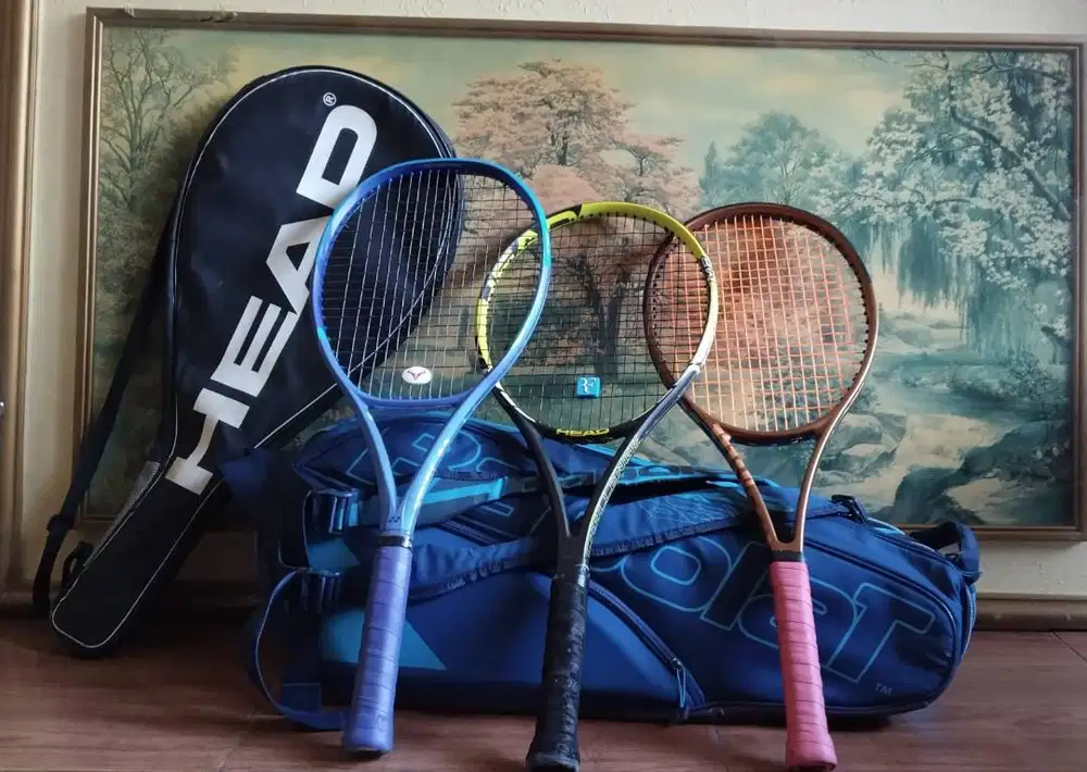 Jual raket dan tas Yonex Ezone, Wilson Pro Staff, Babolat Pure Drive