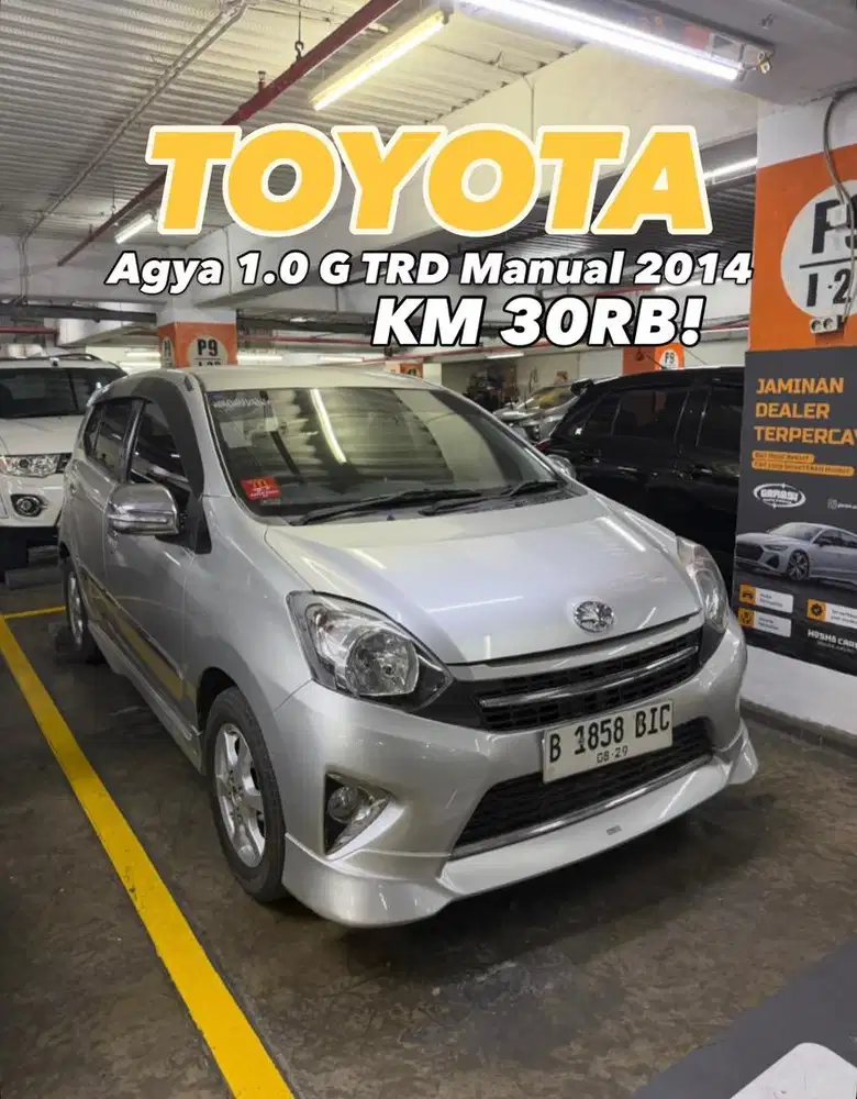 Agya 1.0 G TRD Manual 2014 antik KM 30rb