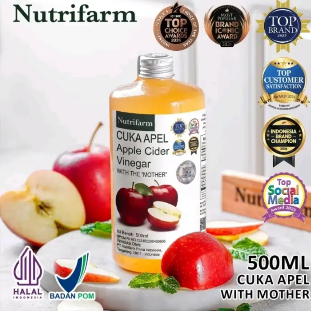 Cuka apel aslii 100%