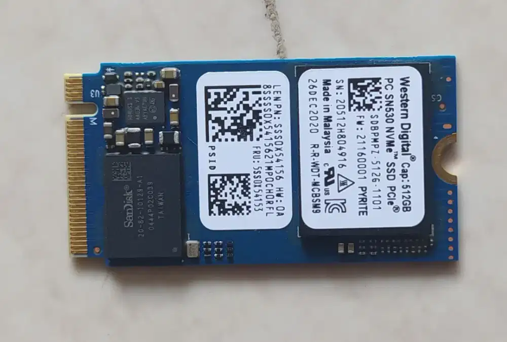 SSD M.2 NVME 512Gb 2242
