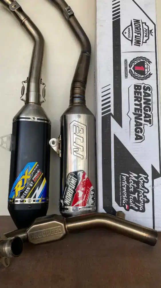KNALPOT HITAM PRO SPEED RX SERIES CRF