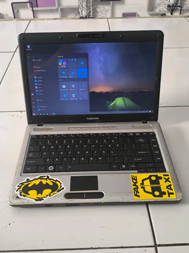 Toshiba all normal ram 4/500 windows 10 siap pakai