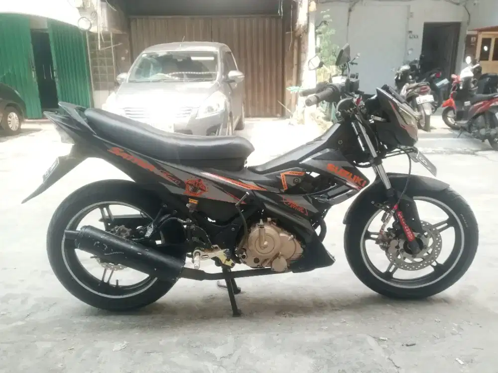 Satria fu 2013. Ss lengkap pajak plat off mesin alus