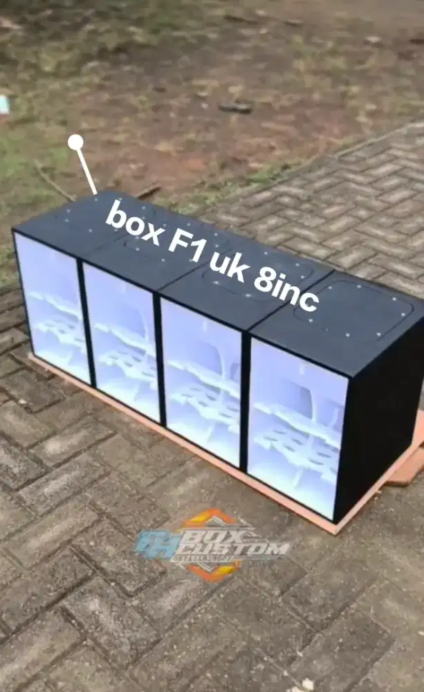 Box speaker F1 uk 8inc