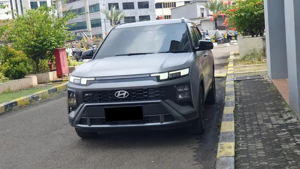Km15 rb hyundai creta n line turbo 2025 grey matte pajak panjang