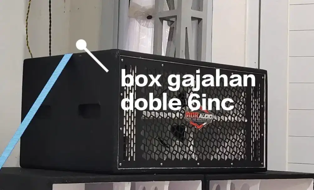 Box gajahan doble 6inc