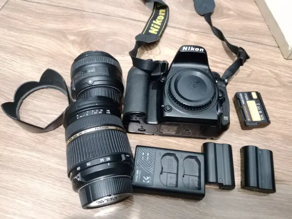 Nikon D750 + Wifi dan lensa
