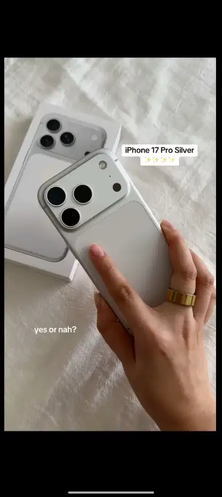 Promo cicilan iPhone 17 pro silver