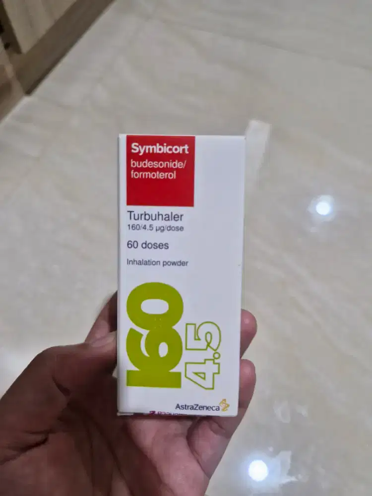 symbicort 60 dosis, baru masih tersegel exp aman