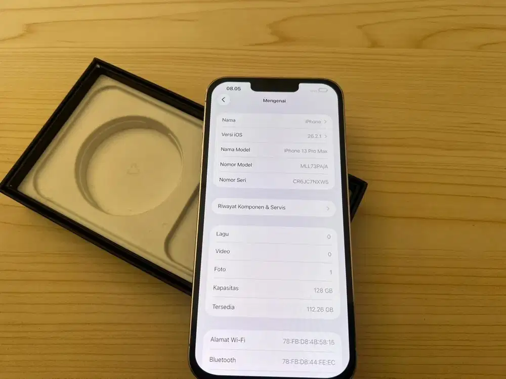 Apple iPhone 13 ProMax 128GB Ex Resmi iBox