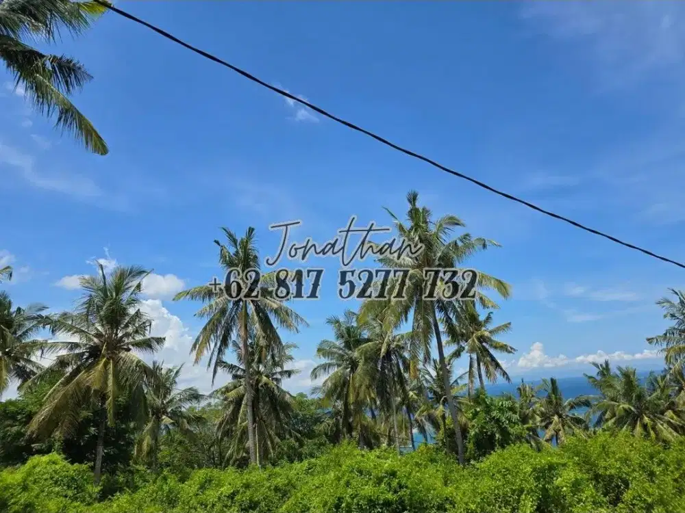 Dijual Tanah Ocean View di Batu Layar Senggigi Lombok Barat Cocok untuk Villa