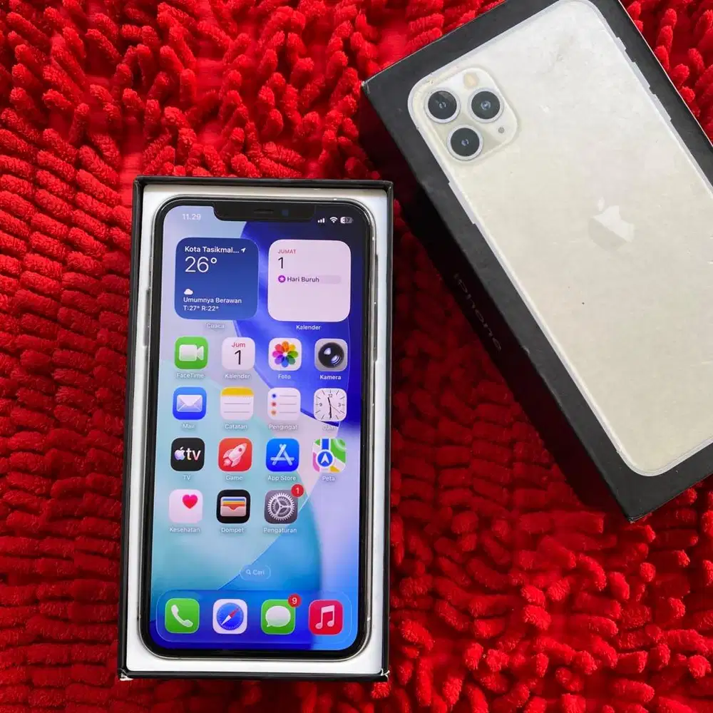 iPhone 11 promax 64GB Lengkap Jaringan all Operator