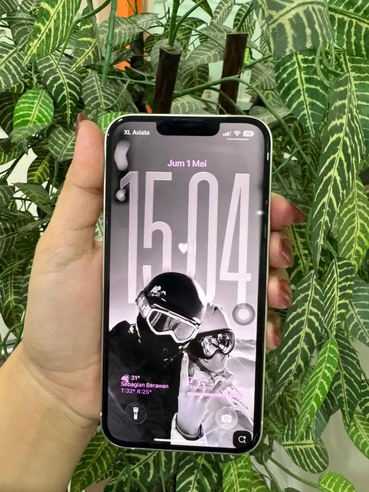 Iphone 13 IBOX warna starlight,128Gb