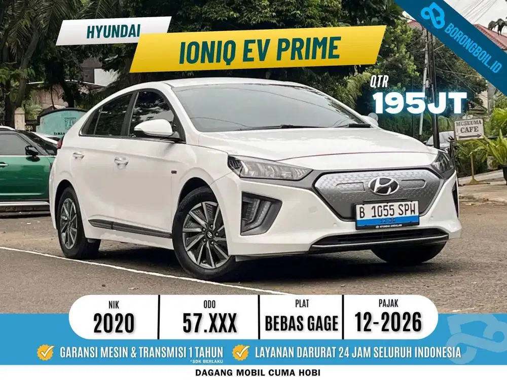HYUNDAI IONIQ EV PRIME 2020 PUTIH LOW KM ISTIMEWA