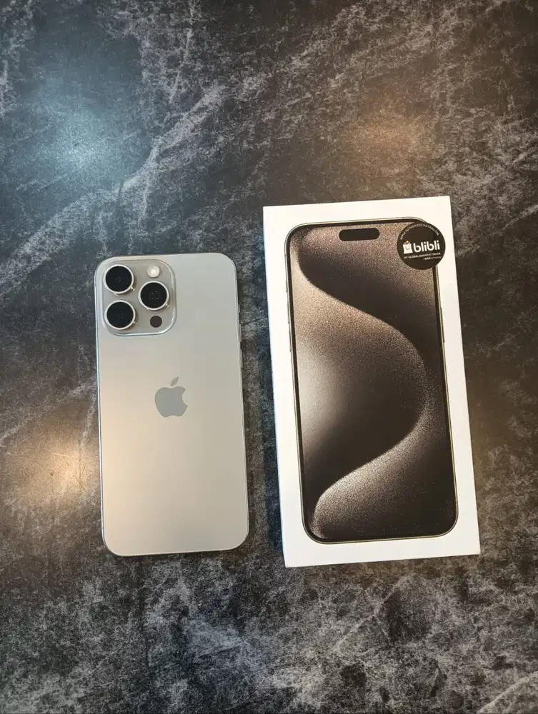 Iphone 15 pro max 256gb indo mulus