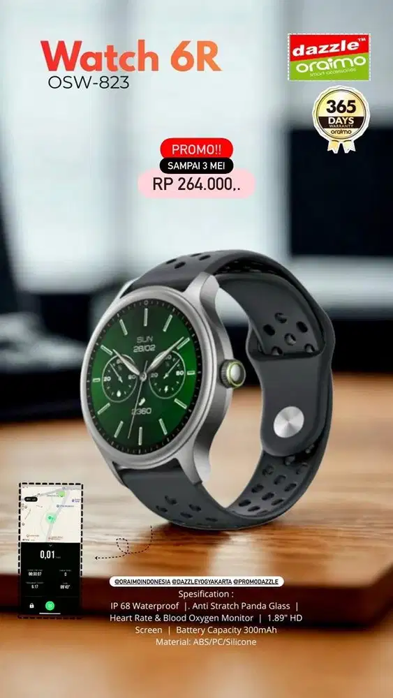 Smartwatch Oraimo Watch 6R OSW-823