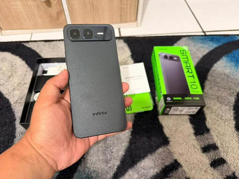 Infinix smart 10 plus 8/128gb mulus 1000% seperti baru fullset