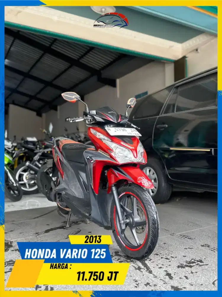 HONDA VARIO 125 2013 BEKAS BERKUALITAS HIKMAH MOTOR KEPUH MALANG