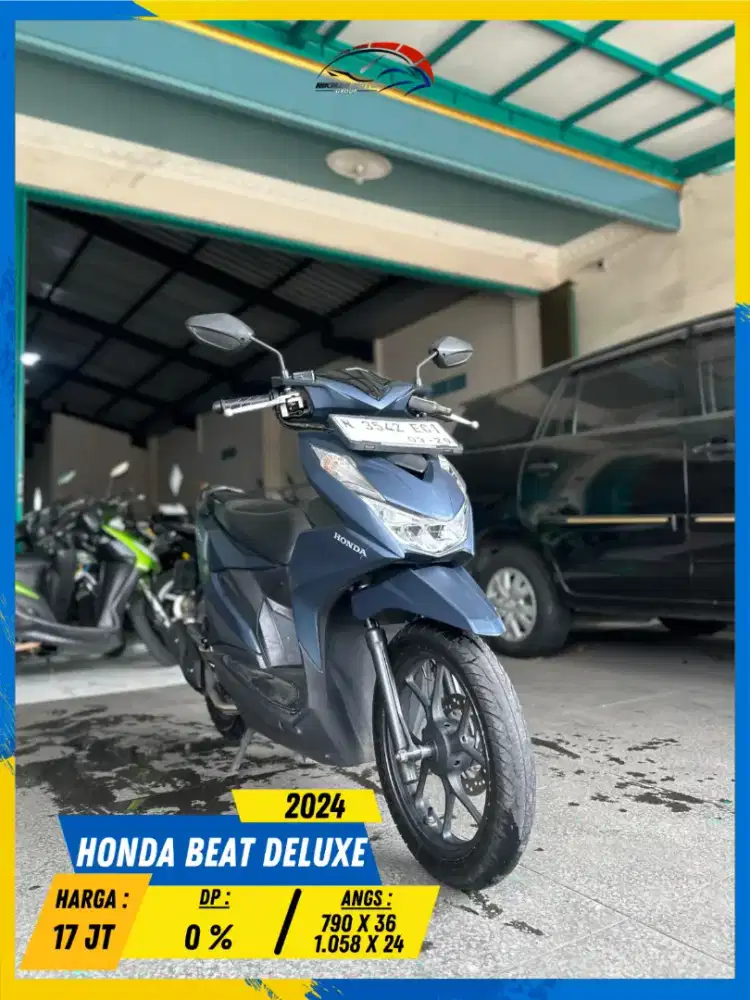 HONDA BEAT DELUXE 2024 MURAH BERKUALITAS HIKMAH MOTOR KEPUH MALANG