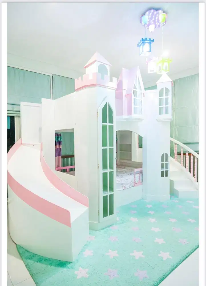 Dijual Kastil tempat tidur Anak Premium 2 bed atad bawah 9.750.000