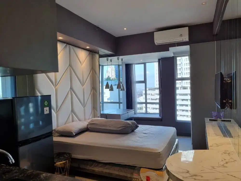 SEWA APARTEMEN ANDERSON TOWER TIPE STUDIO LANTAI RENDAH FULL INTERIOR