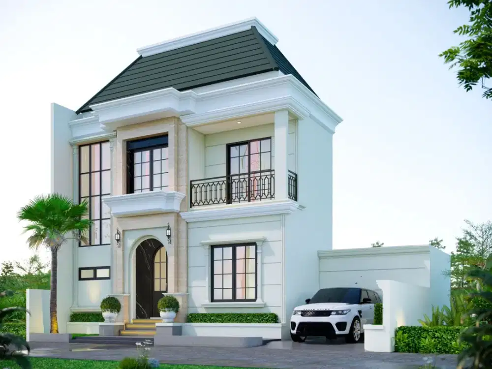 Rumah mewah 2 lantai godean view sawah cocok homestay