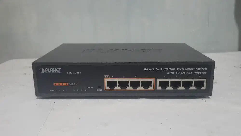 Switch PoE PLANET FSD-804PS 8 Port (4 Port PoE)