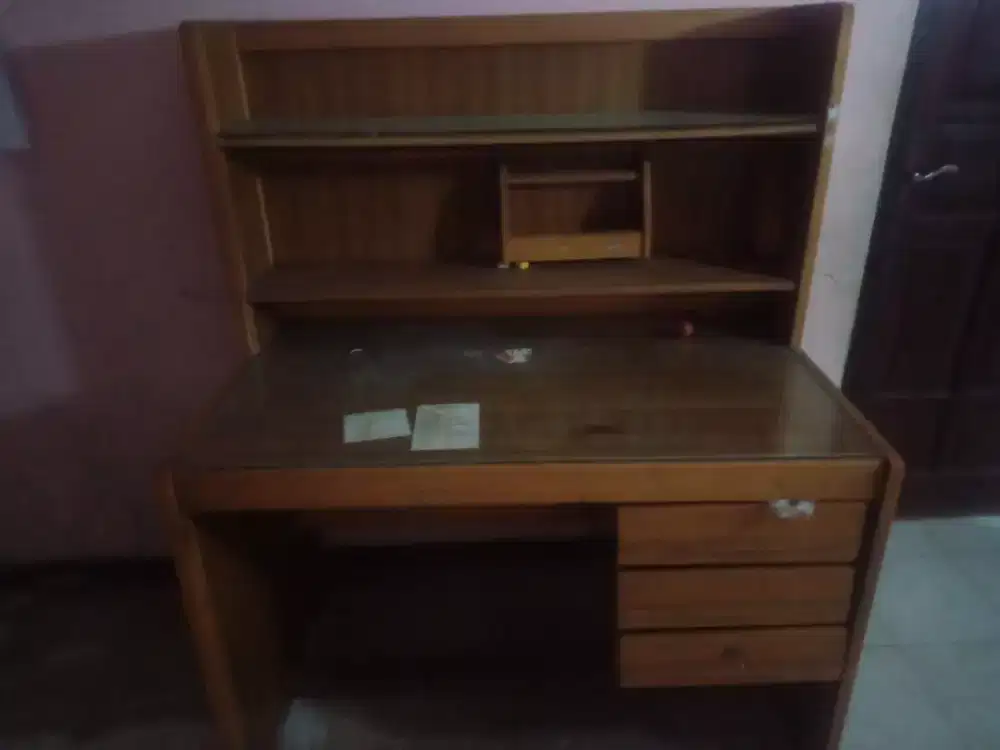 Jual meja belajar kayu